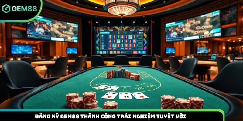 Đăng ký Gem88 thành công trải nghiệm tuyệt vời